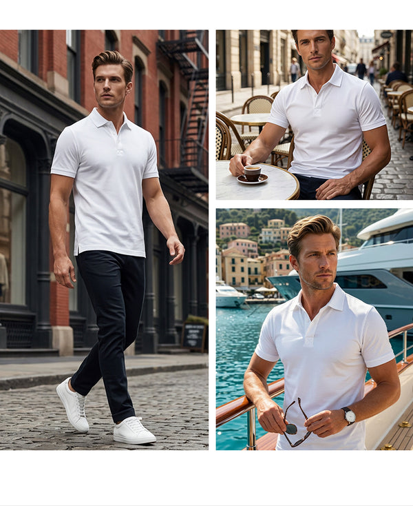 Everyday QuickDry Lapel Polo Tee