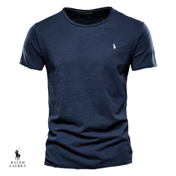 Men’s Bamboo Slub Cotton T-Shirt – Ultra Soft, Breathable, Tailored Fit