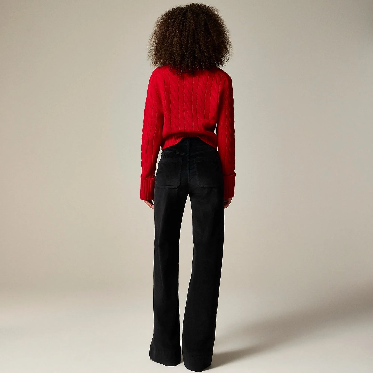 Loose, wide-leg jeans, sailor pants