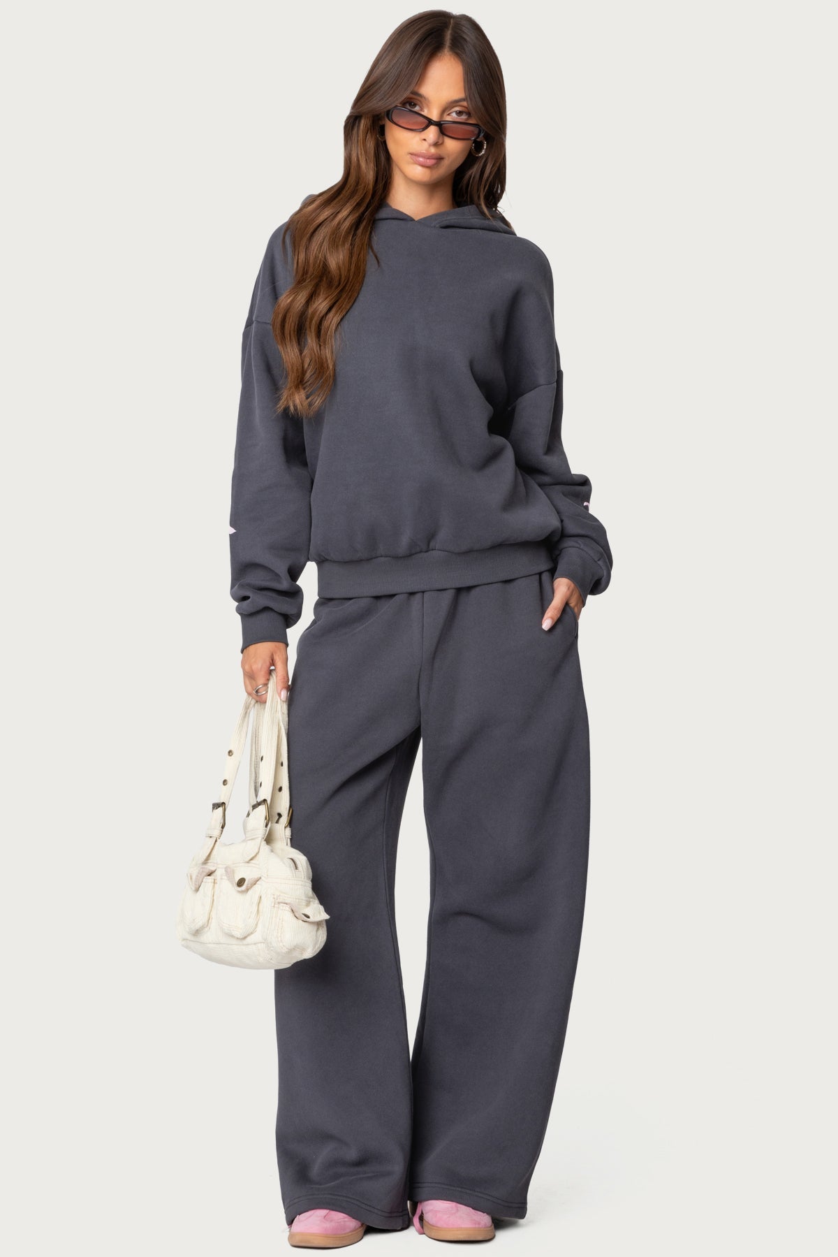 Cozy Oversized Fleece Hoodie & Pants Set