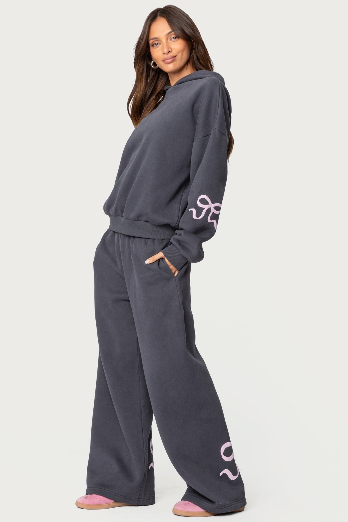Cozy Oversized Fleece Hoodie & Pants Set