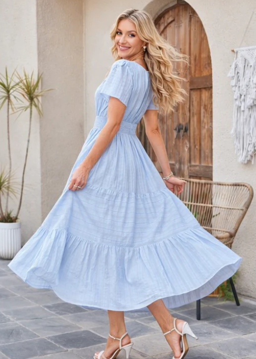 Effortless Summer Maxi Dress — Breathable, Flowy & Flattering
