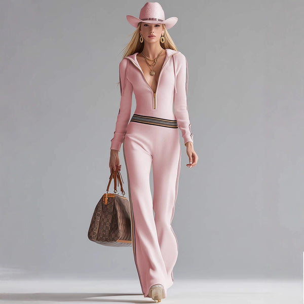 Retro Knit Sport Jumpsuit