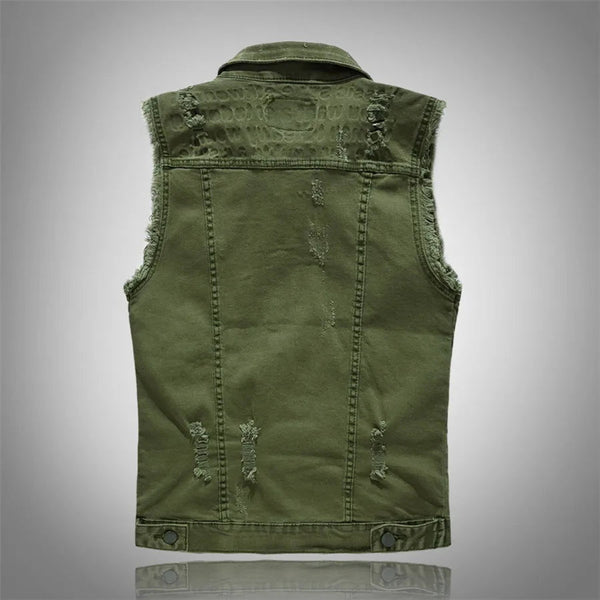 Rugged Denim Vest
