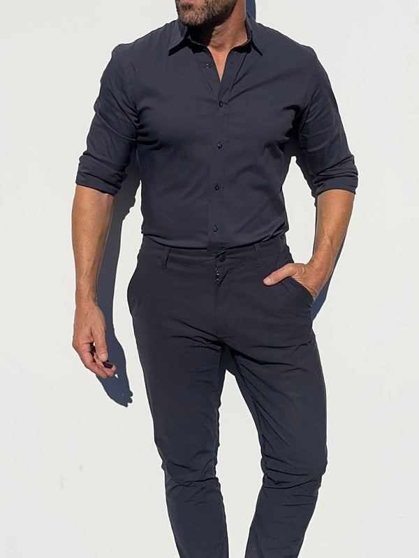 Men’s Ultra-Stretch Performance Button-Up Shirt