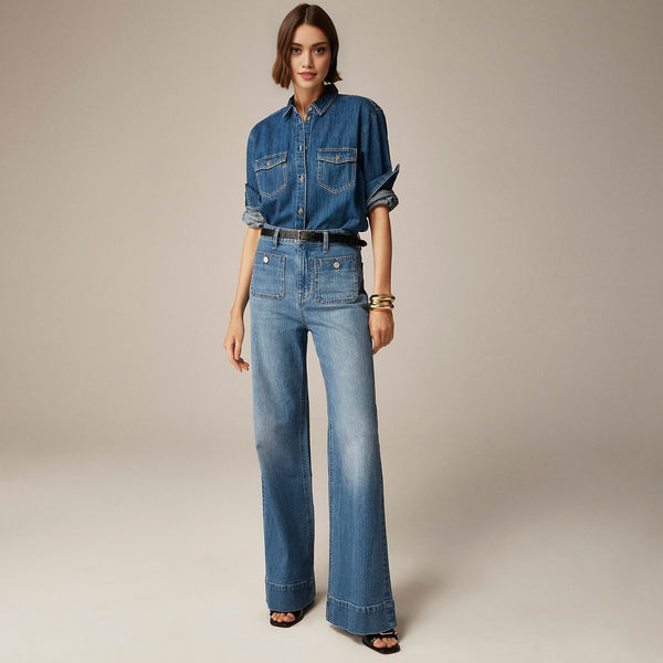 Sailor Wide Leg Jeans