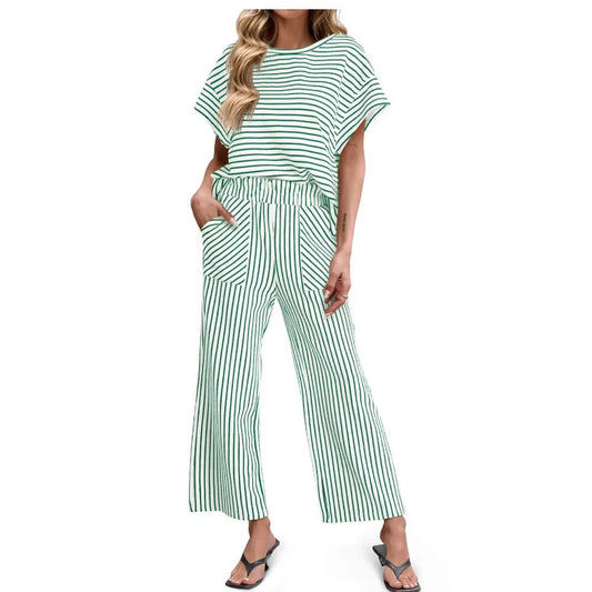 Striped Batwing Set – Comfy, Flowy & Flattering