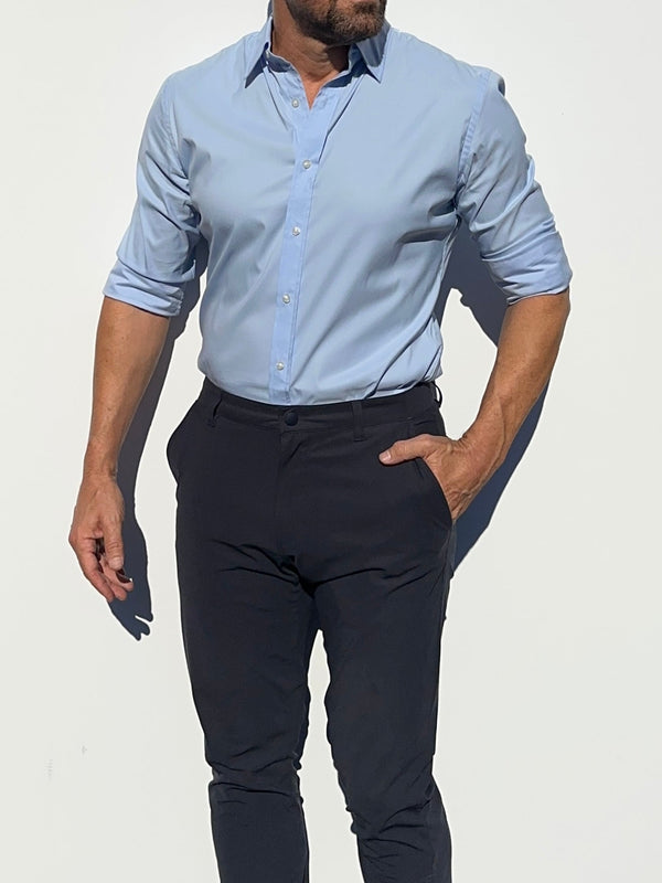 Men’s Ultra-Stretch Performance Button-Up Shirt