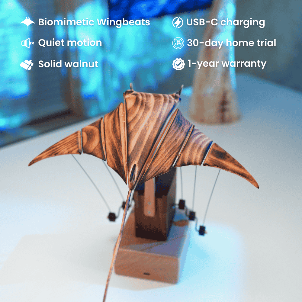 Electric Bionic Manta Ray Ornament